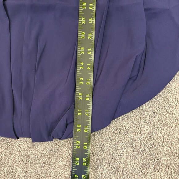 Express Women's Satin Top Size XS Purple V-Neck Relaxed Dolman Sleeve NWT$64 - Picture 10 of 14